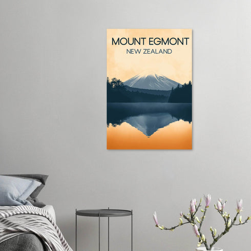 Mount Egmont New Zealand Classic Semi-Glossy Paper Poster - Books Worth Keeping
